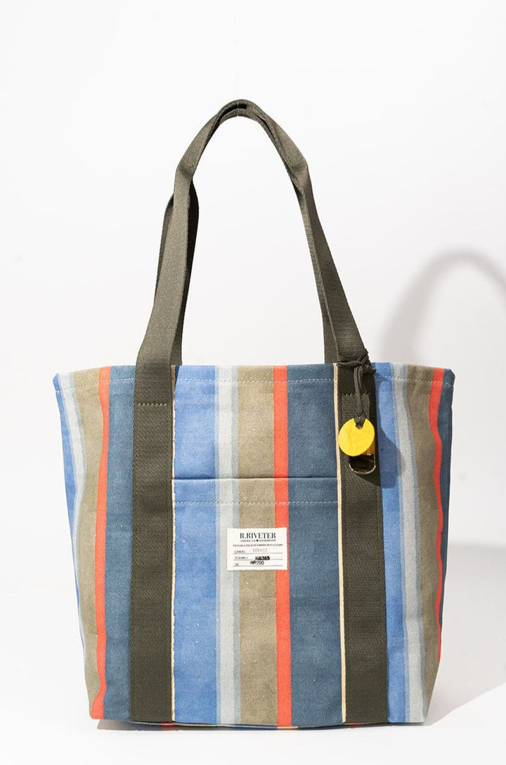 Margot | Primary Stripe Printed Canvas