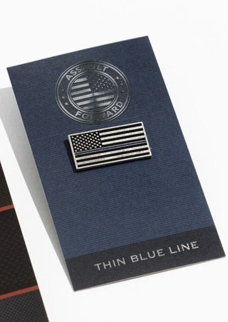 Assault Forward | LEO - Thin Blue Line Lapel Pin