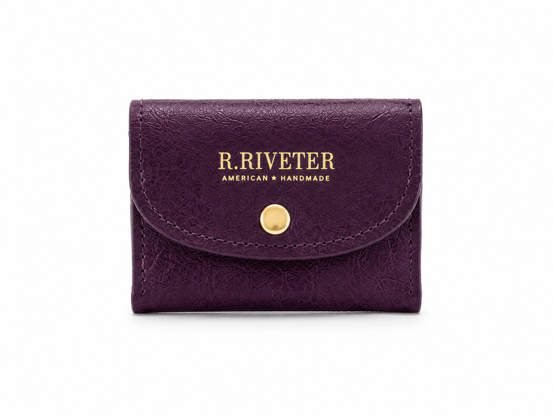 Ida Mini | Purple Heart Amethyst Leather