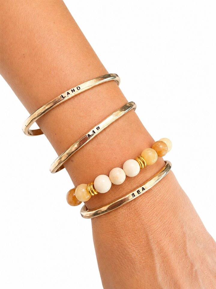 Air | Brass Cuff Bracelet