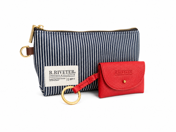 Lucy Regular + Mini Ida Bundle | Denim and Red Leather USA 250 Bundle