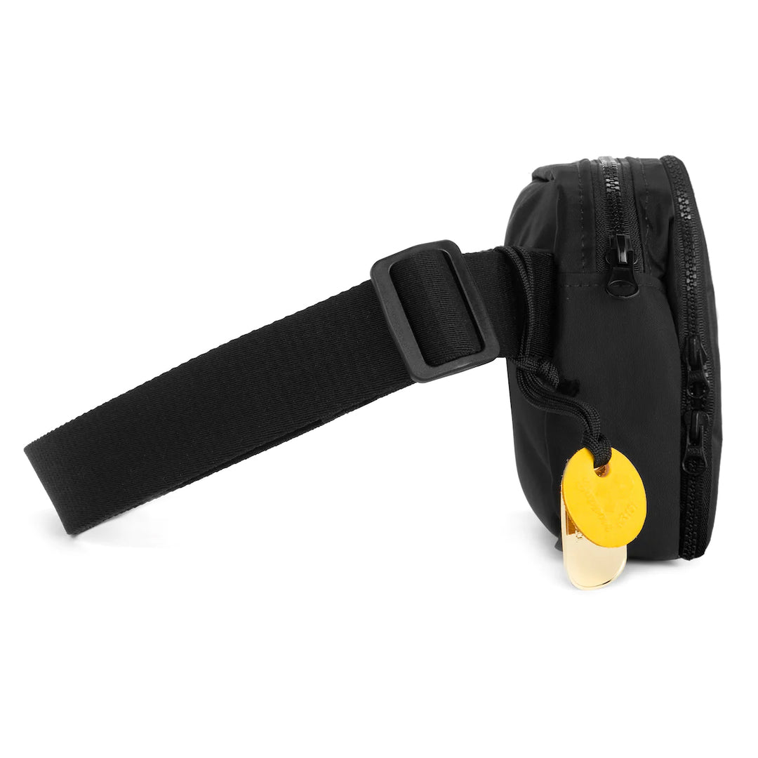 Augusta | Black Nylon Belt Bag Conceal Carry
