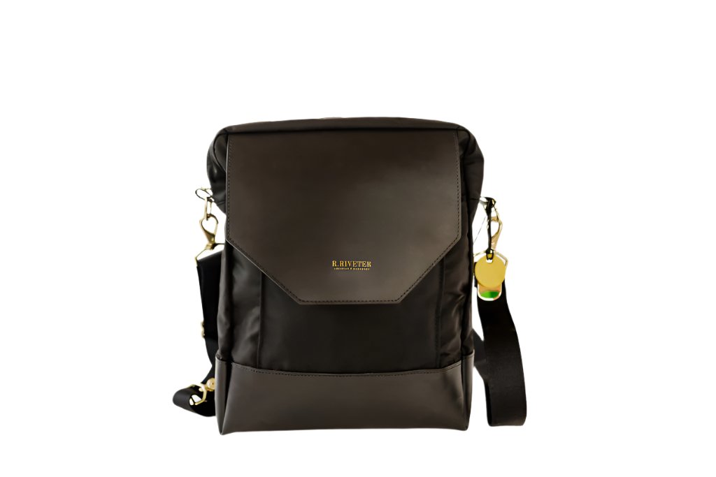 Corbin | Black Nylon + Leather