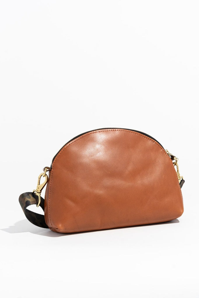 Hopper | Riveter Tan Leather W/ Camo Webbed Strap