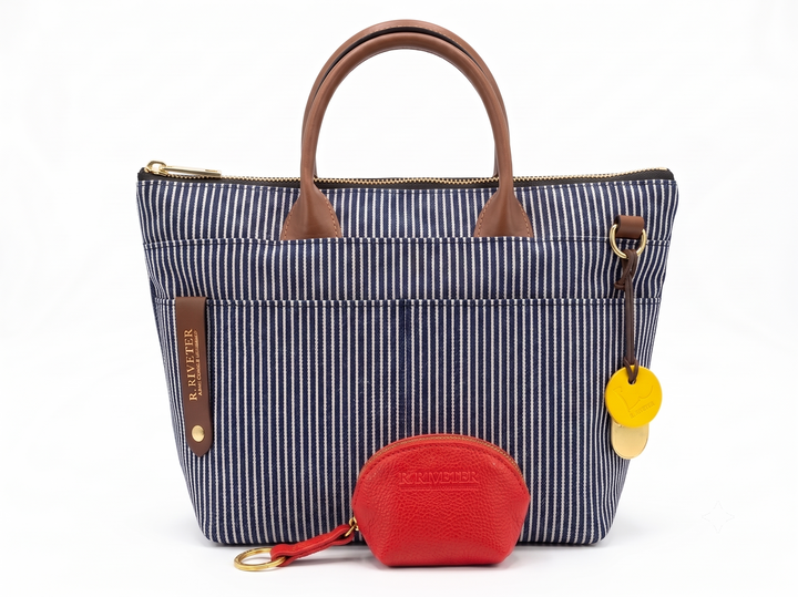 Dot + Clara Mini | Denim +Red Leather USA 250 Bundle