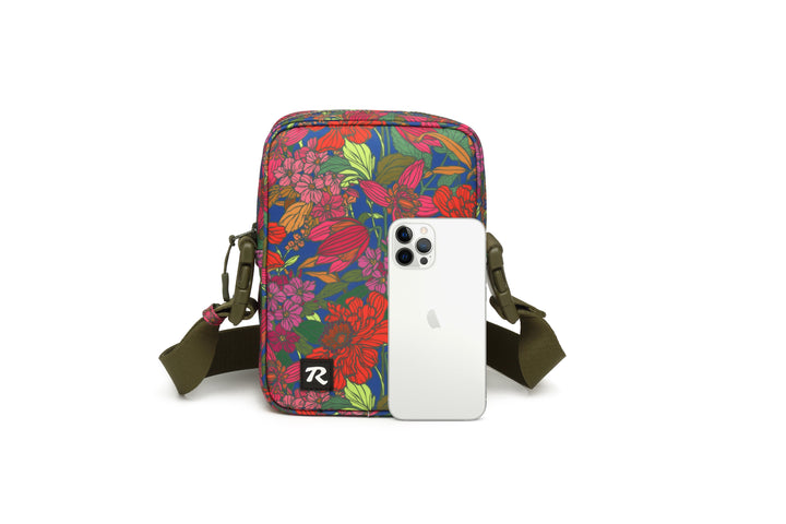 Martha  | Bold blooms + Webbed Strap