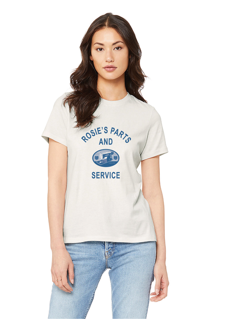 T Shirt | Vintage Natural Rosie's Crew Neck