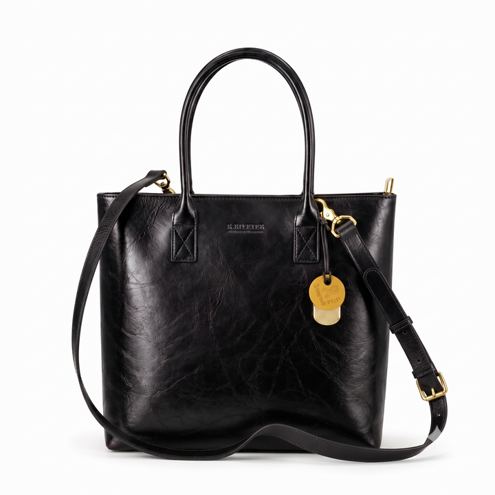 Eleanor | Patent Black Leather