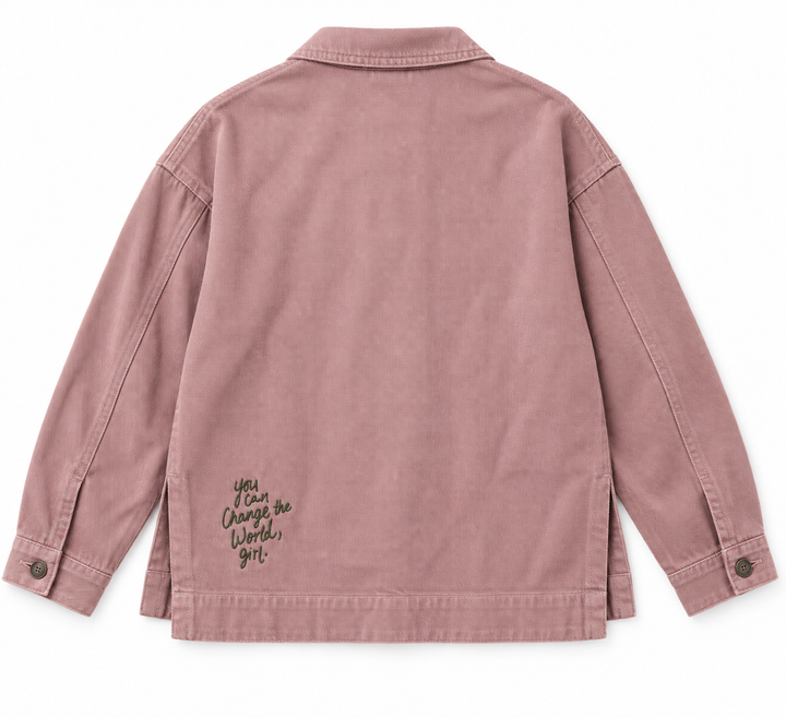 Denim Jacket Pink | Fight Like Rosie