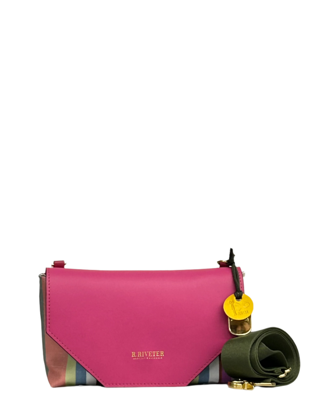 S + D | Patton | Portiere Stripe Printed Nylon + Hibiscus Leather