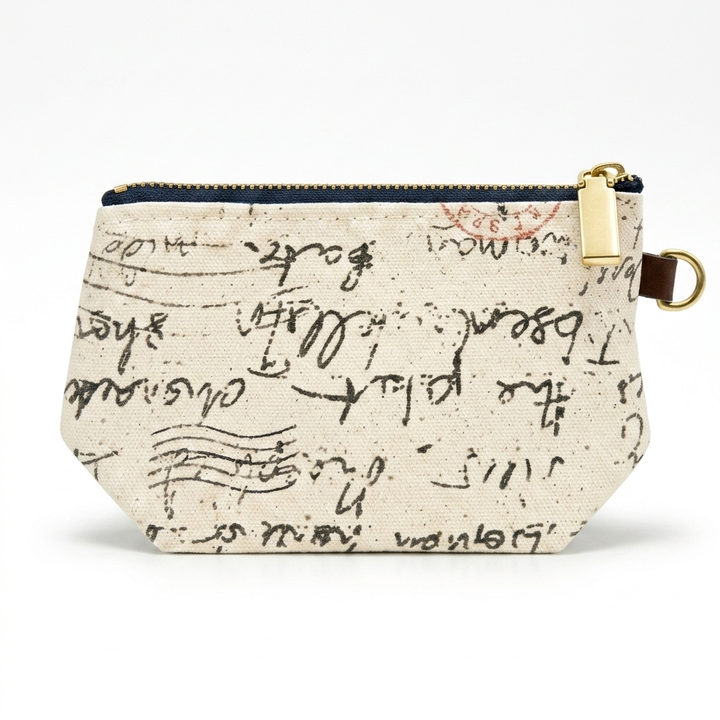 Lucy Mini Zipper Pouch | Canvas Letters to Home