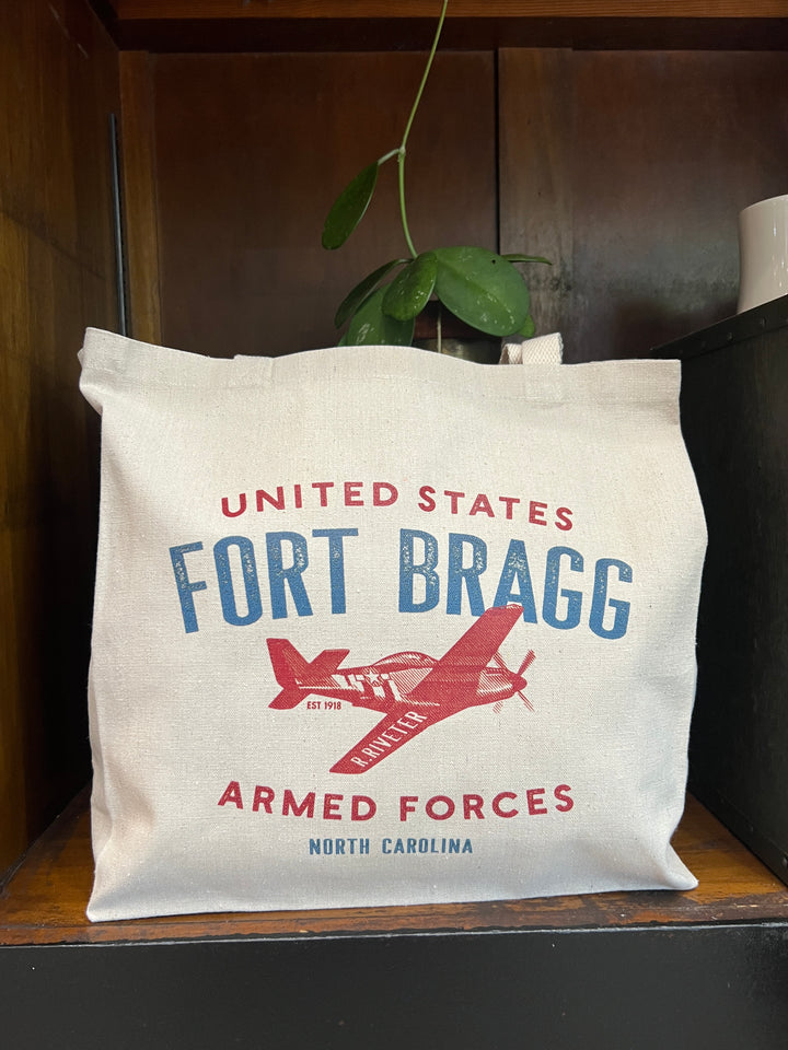 Fort Bragg Plane Shopper Tote