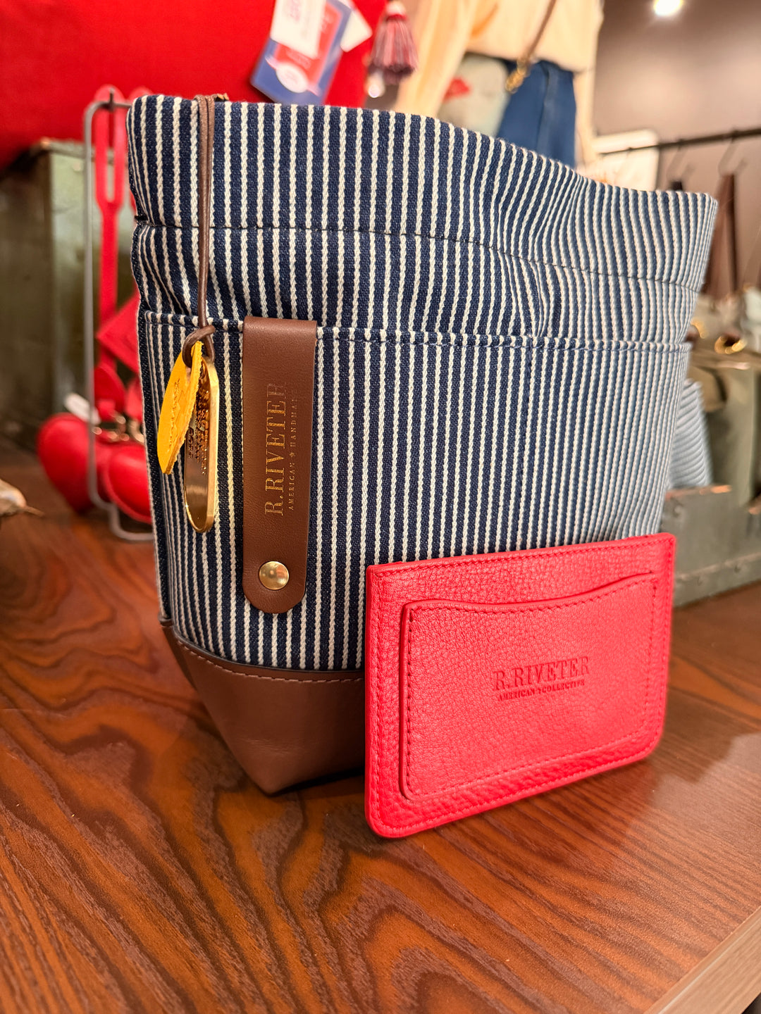 Betsy + Victoria | Denim + Red Leather USA 250 BUndle