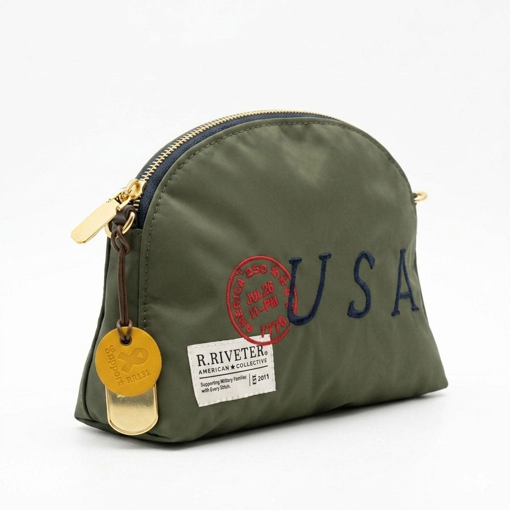 Hopper | USA 250 Fatigue Nylon with Red & Navy Strap