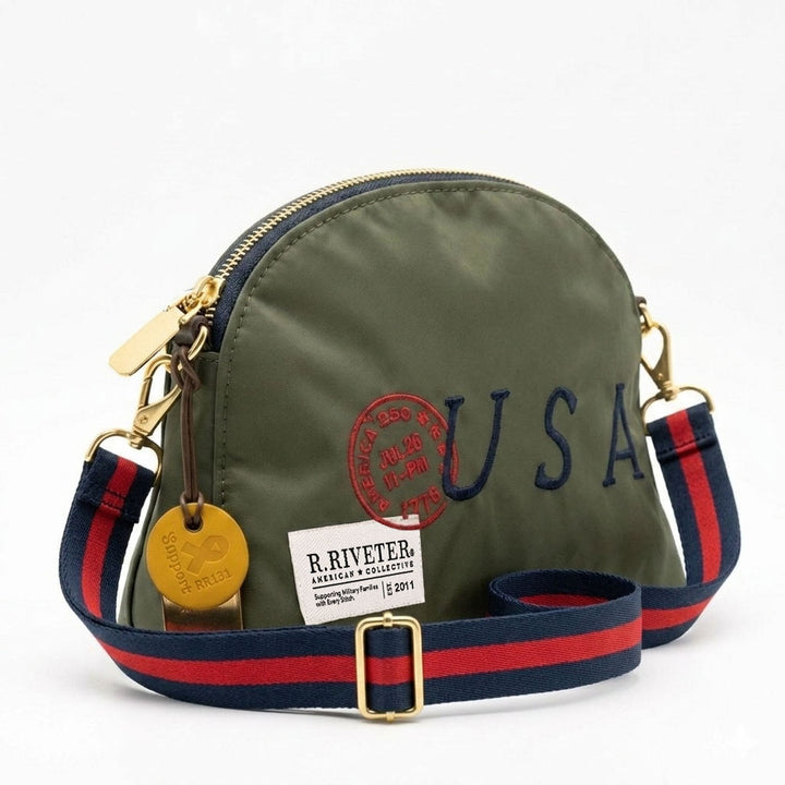 Hopper | USA 250 Fatigue Nylon with Red & Navy Strap