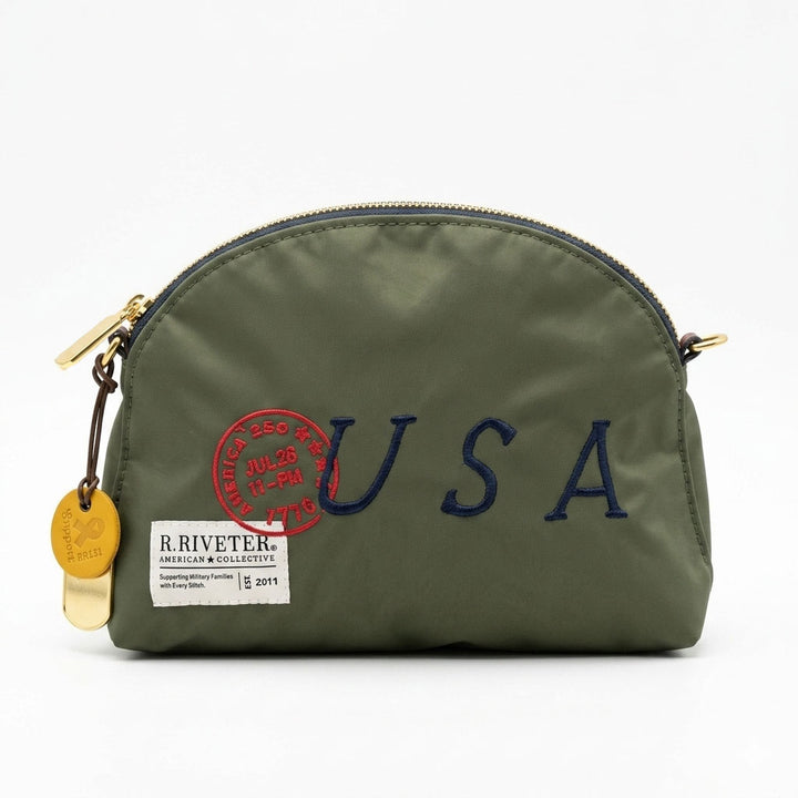 Hopper | USA 250 Fatigue Nylon with Red & Navy Strap