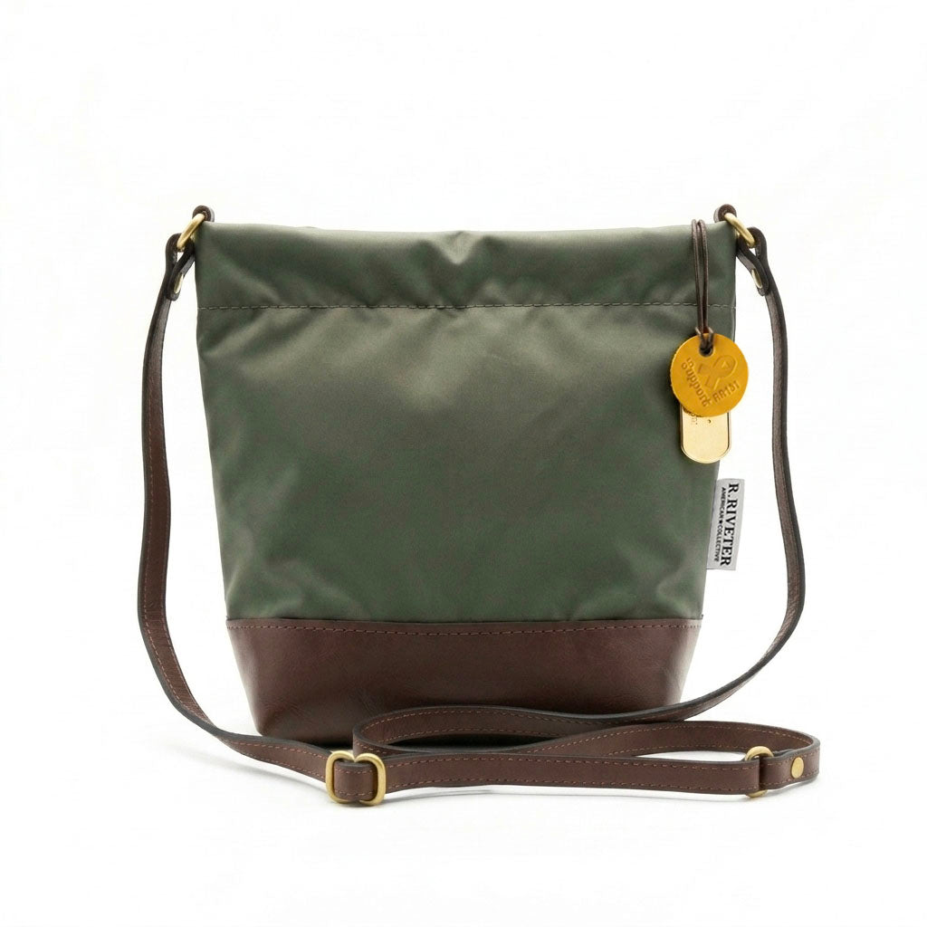 Betsy | USA 250 Fatigue Nylon + Brown Leather