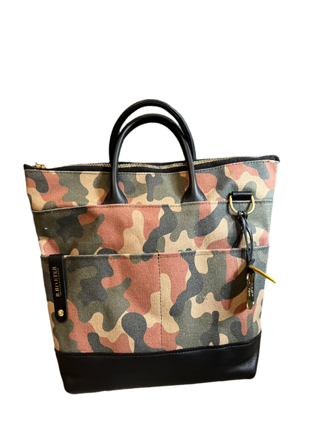 S + D Otto | Riveter Camo + Black Leather