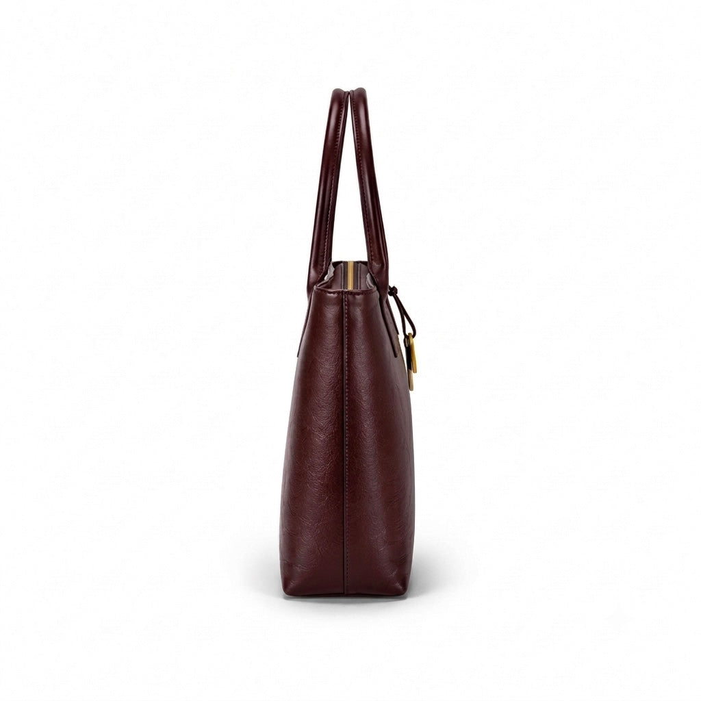 Eleanor Tote | Cherry Leather