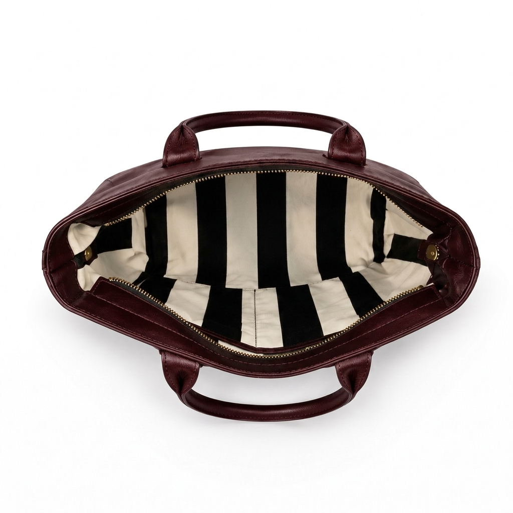 Eleanor Tote | Cherry Leather