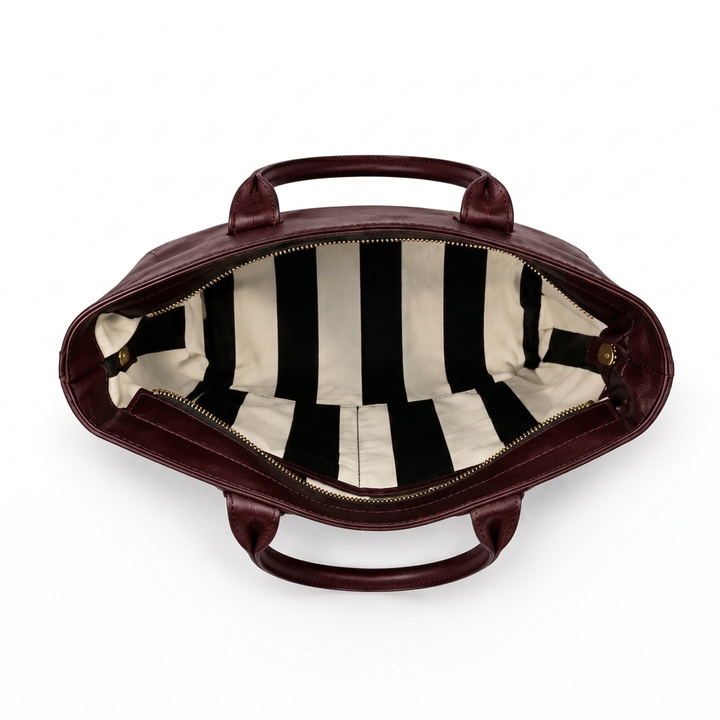 Eleanor Tote | Cherry Leather