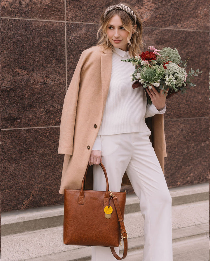 Eleanor Tote | Chocolate Leather