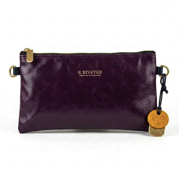 Mary Crossbody | Purple Heart Amethyst Leather