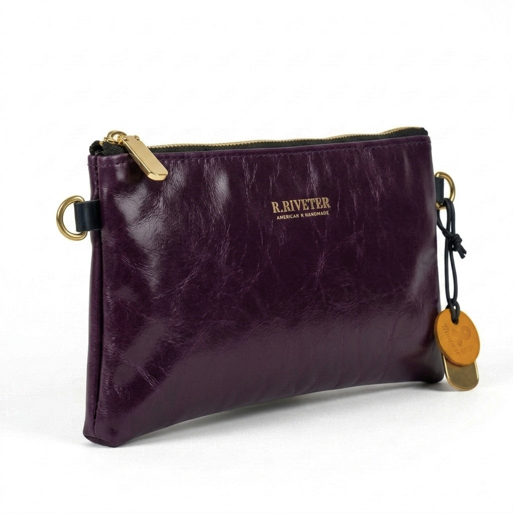 Mary Crossbody | Purple Heart Amethyst Leather