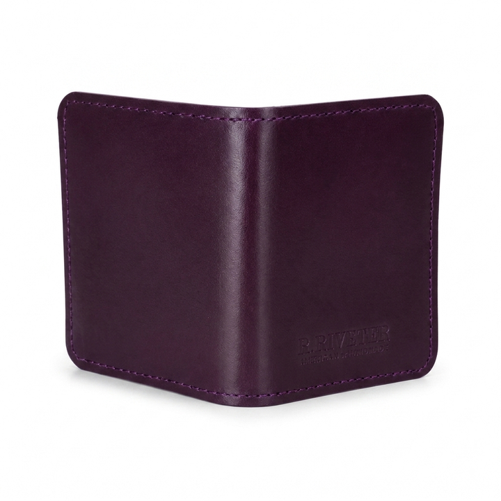Lewis| Purple Heart Amethyst Leather