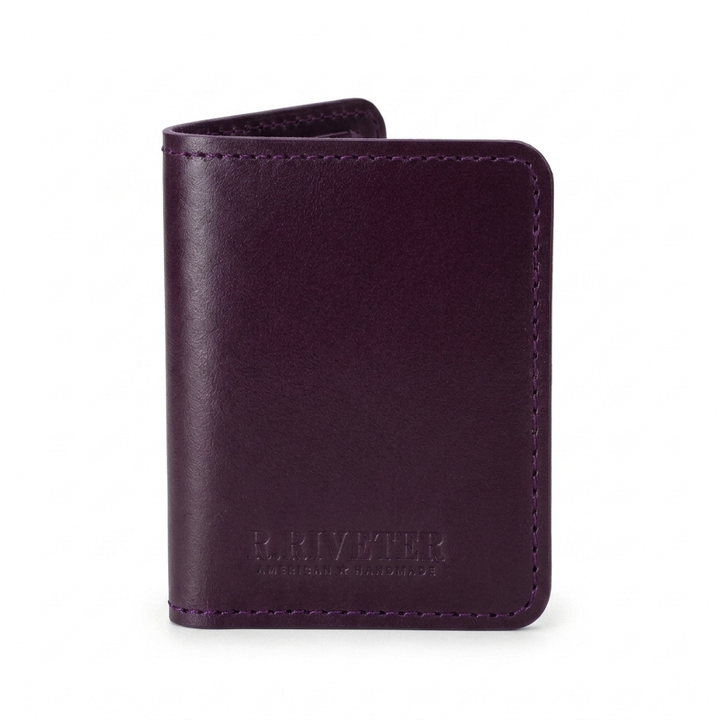 Lewis| Purple Heart Amethyst Leather