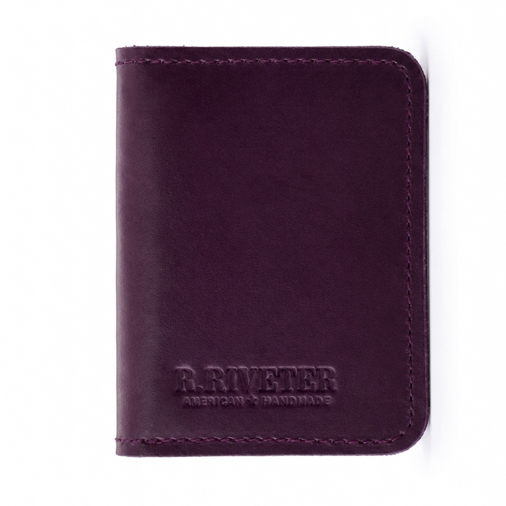 Lewis| Purple Heart Amethyst Leather