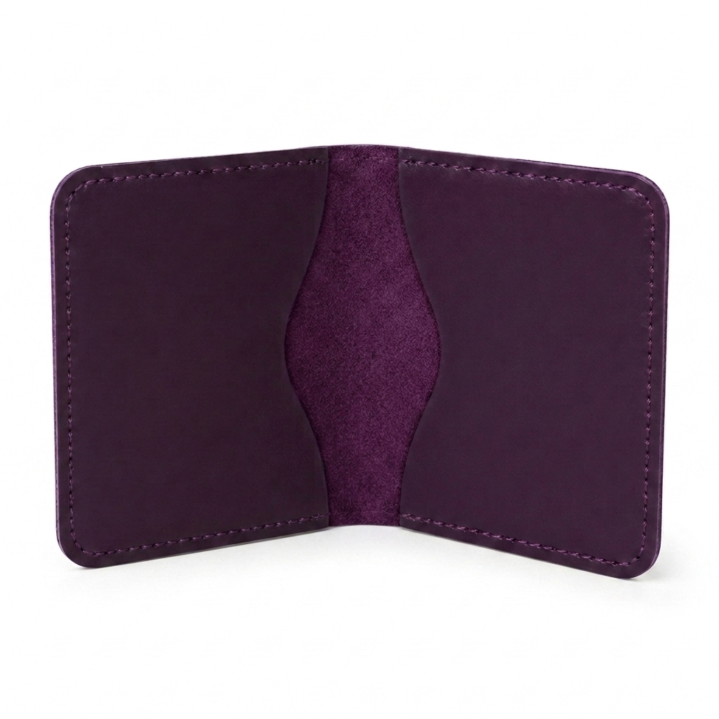 Lewis| Purple Heart Amethyst Leather