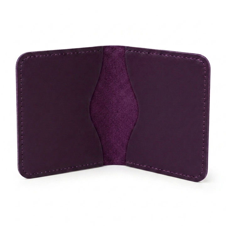 Lewis| Purple Heart Amethyst Leather