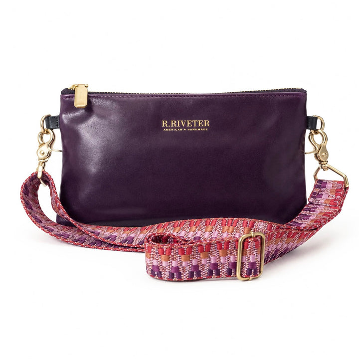 Mary Crossbody | Purple Heart Amethyst Leather