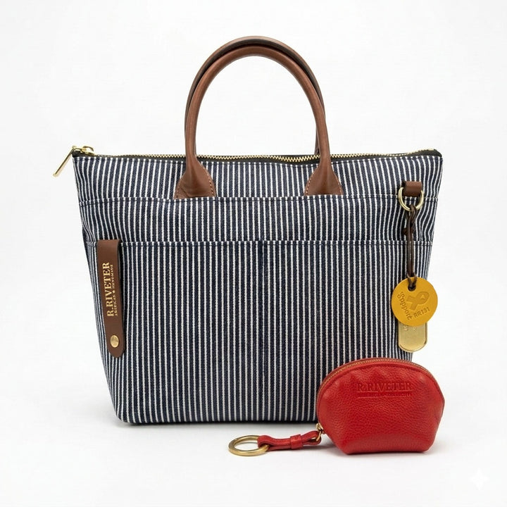 Dot + Clara Mini | Denim +Red Leather USA 250 Bundle