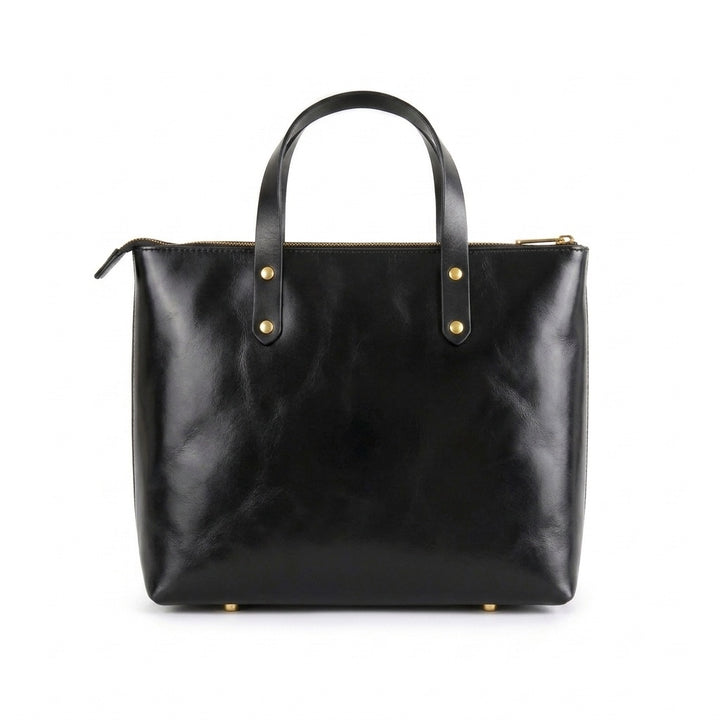Marcy | Patent Black Leather