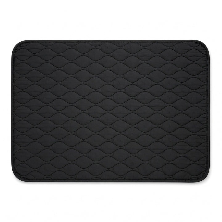 Changing Pad | Black Woobie Quilted