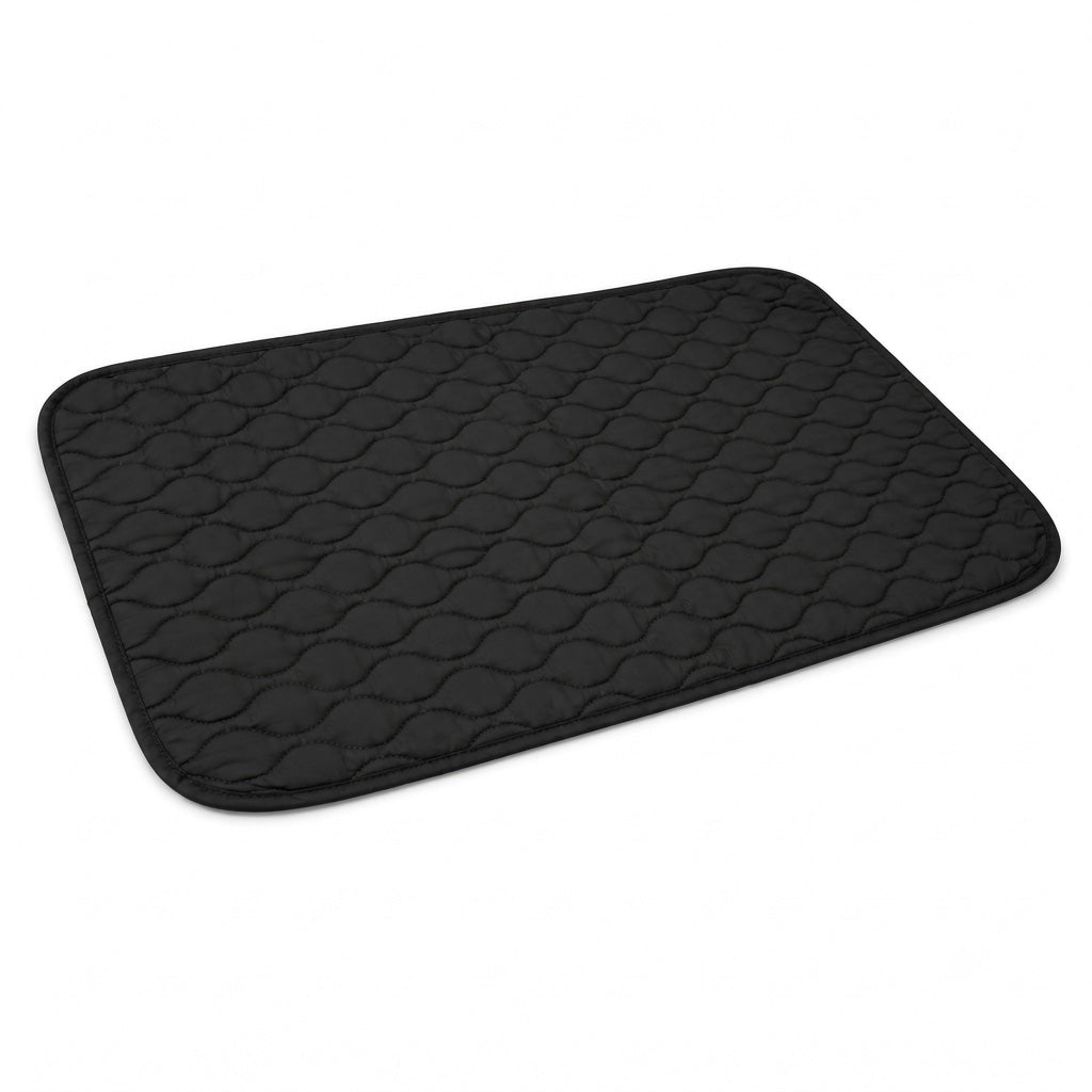 Changing Pad | Black Woobie Quilted