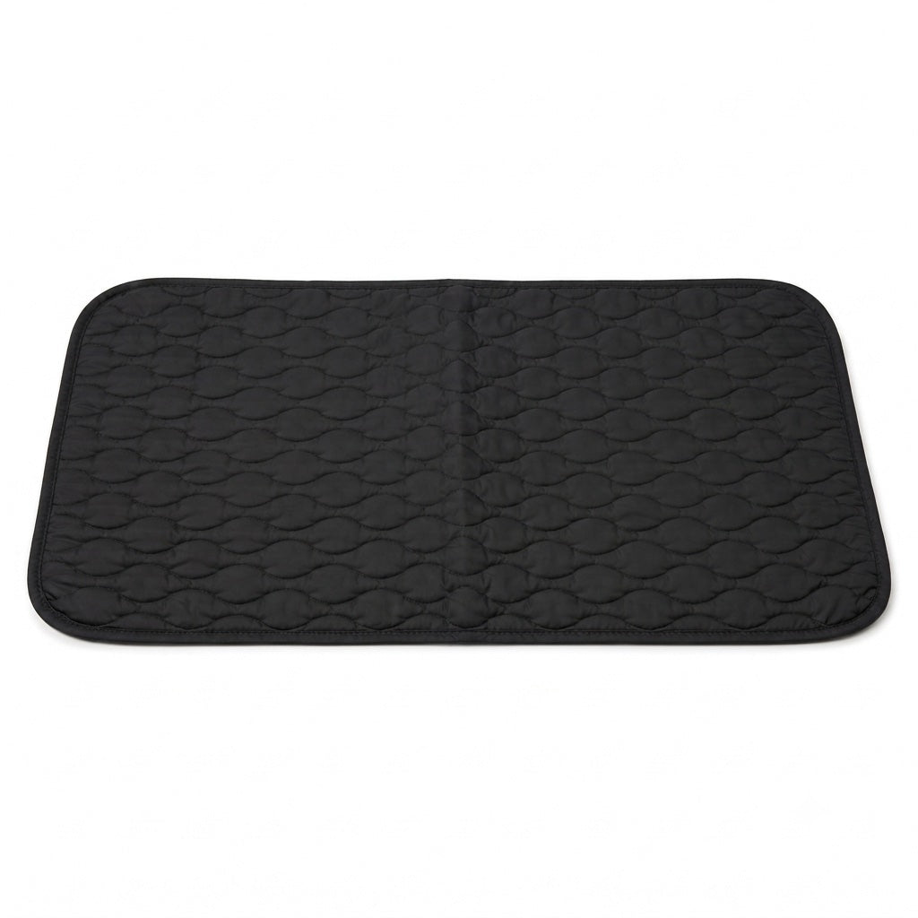 Changing Pad | Black Woobie Quilted
