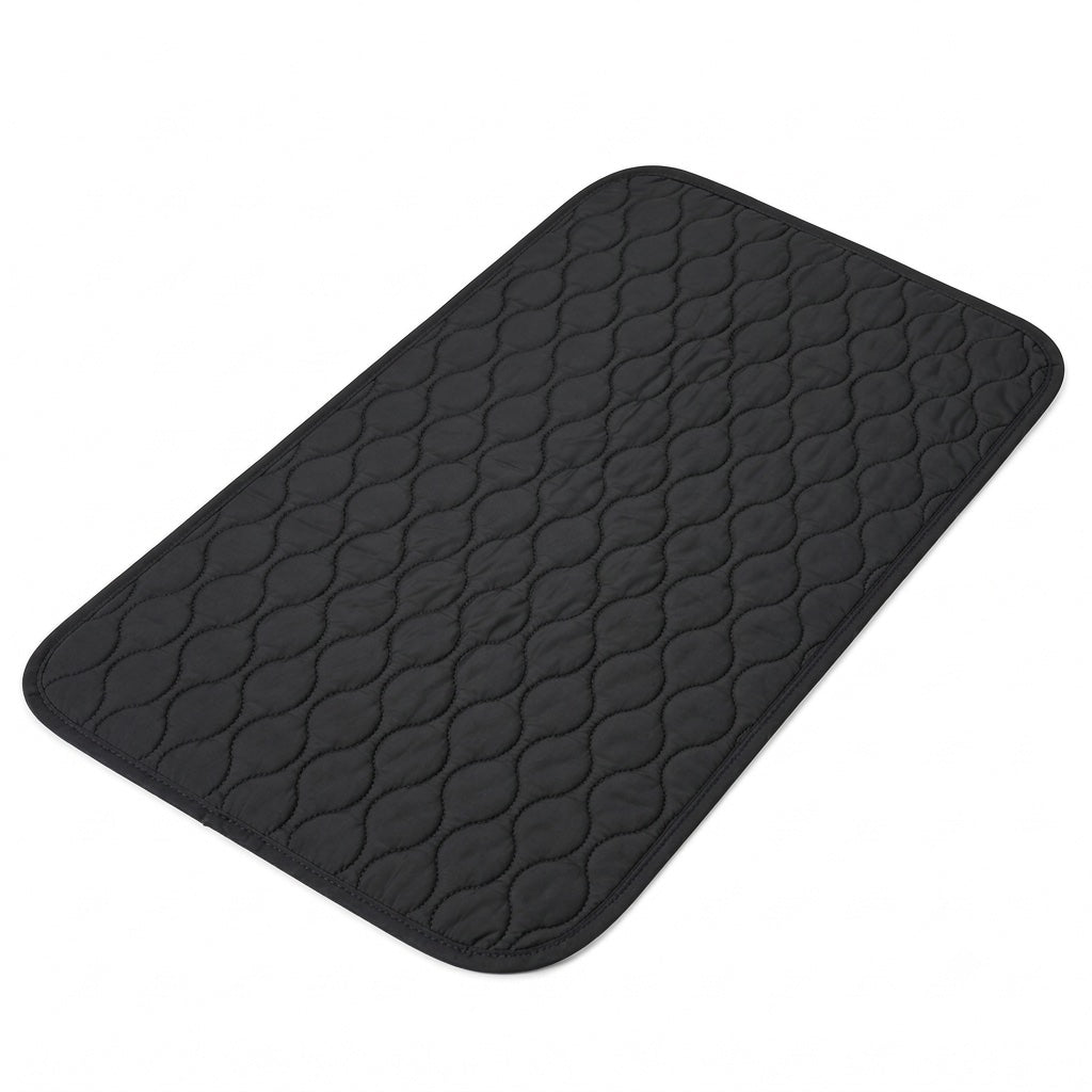 Changing Pad | Black Woobie Quilted