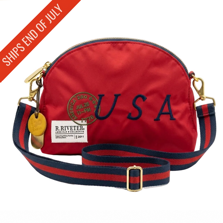Hopper | USA 250 Red Nylon- Ships End of July