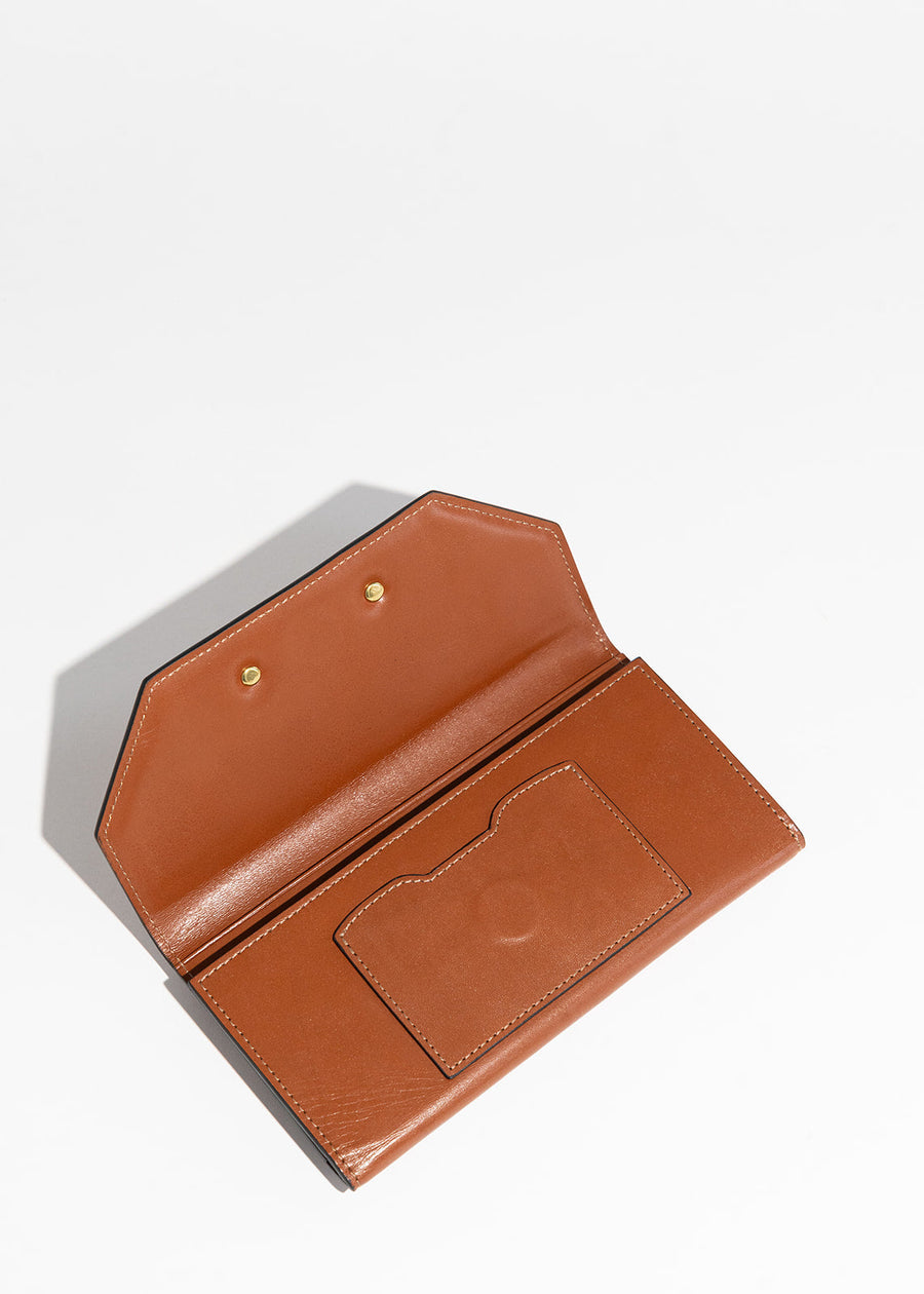 1869 Wallet Premium Tan Leather R. Riveter