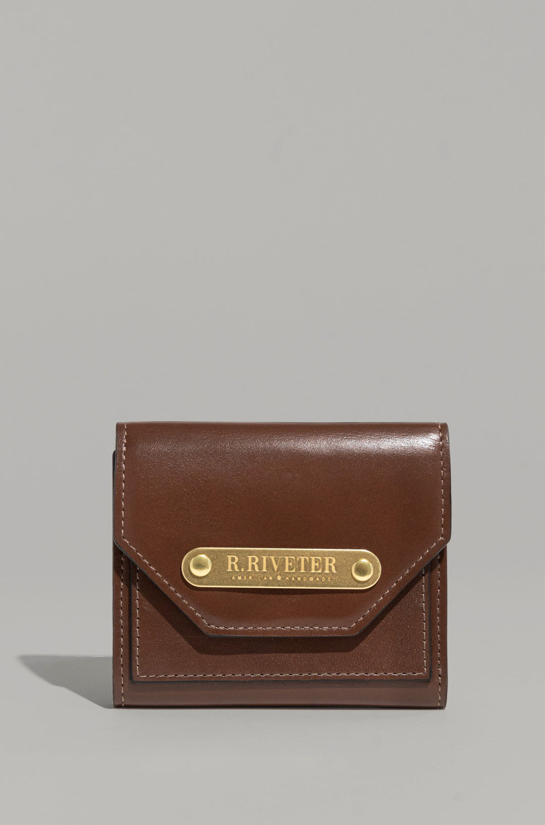 1964 Mini Wallet | Premium Brown Leather