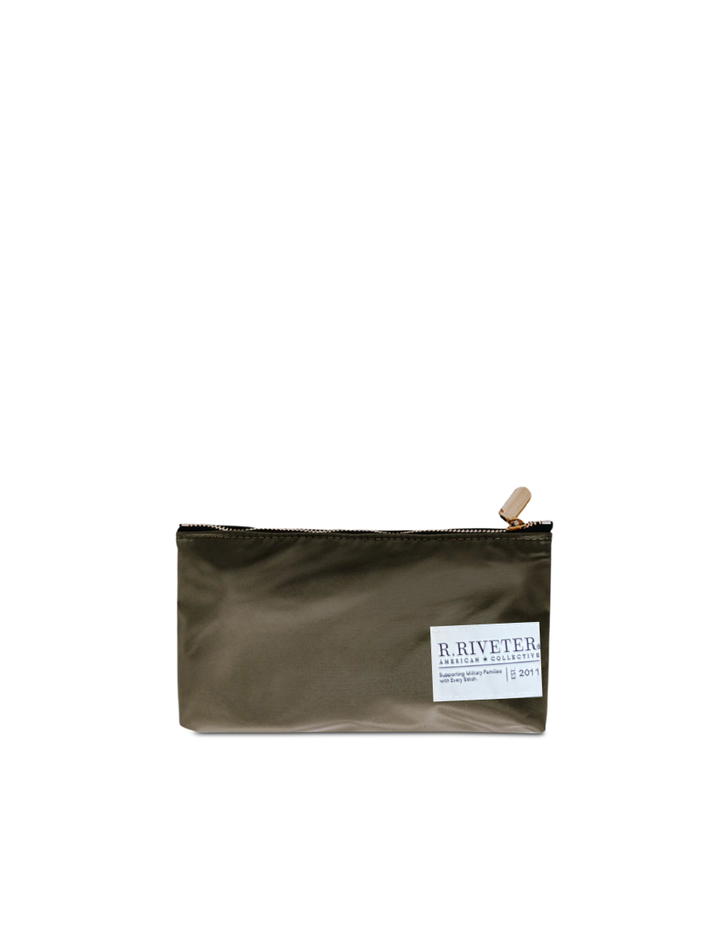 Lucy Zipper Pouch | Fatigue Nylon