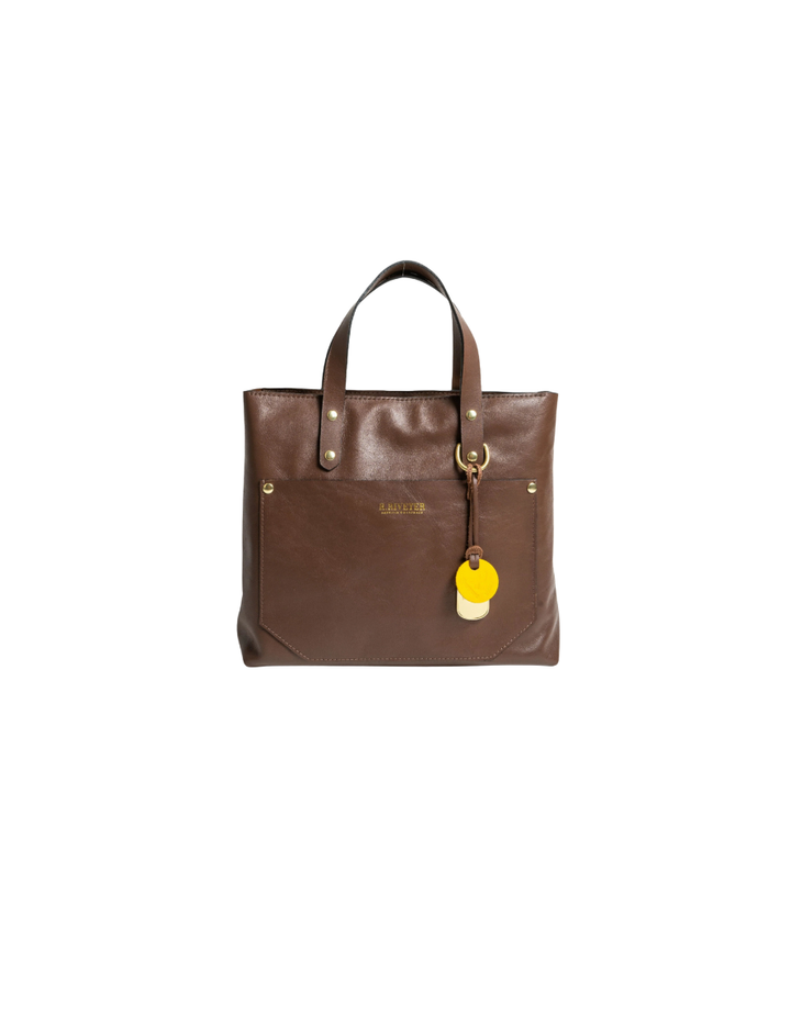Marcy Satchel | Brown Leather