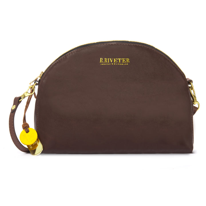 Hopper | Brown Leather Crossbody