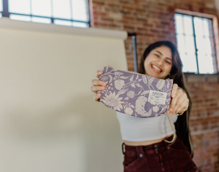 Lucy | Special Edition Wildflower Zipper Pouch