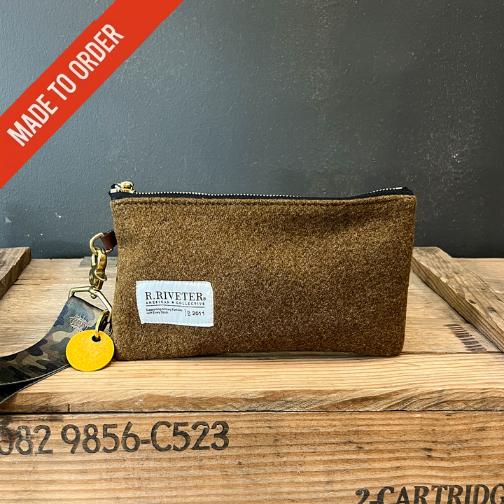 Lucy Wristlet | Limited Edition WWII U.S. Wool Blanket