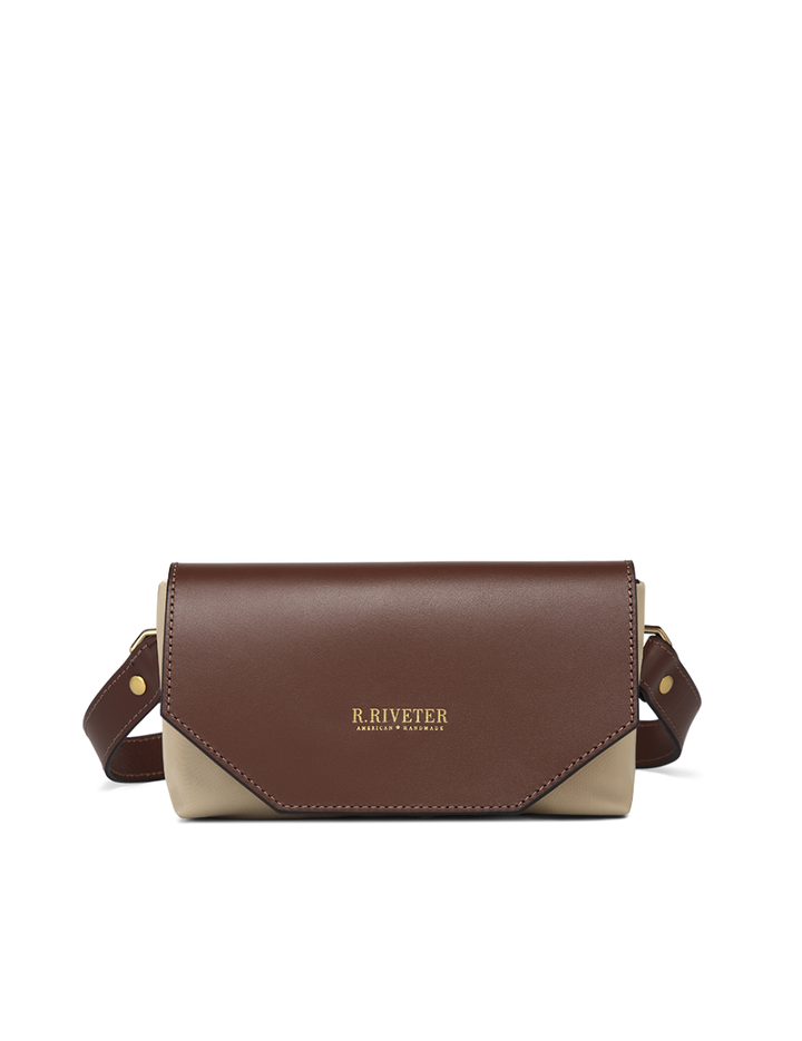 Whittle | Khaki Nylon + Brown Leather