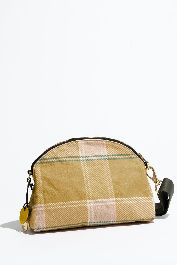 Hopper | Golden Plaid Printed Canvas